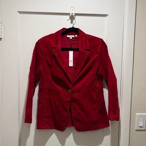Chico's Vibrant Red Blazer